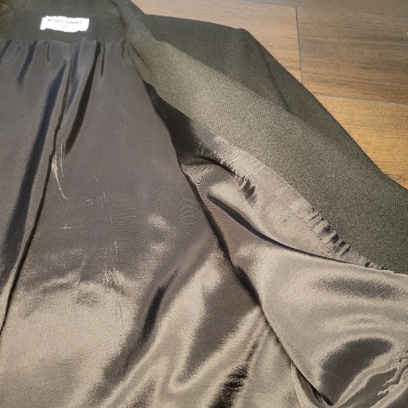 Alfred Dunner‎ Vintage Black Wool 2 Button Closure Blazer Womens Size 12 - Picture 12 of 12